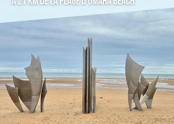 La Roseliere Maison Plain Pied Confortable Belle Decoration Jardin Magnifique Parking Privatif A 10 Mn A Pied Centre Proche Plages Du Debarquement Et Omaha * Bayeux